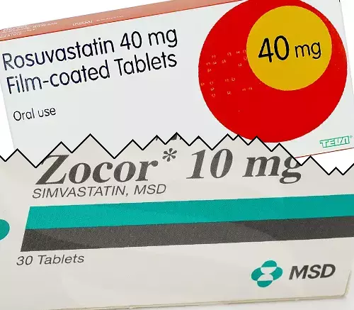 Rosuvastatine vs Zocor